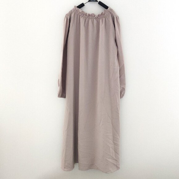Japanese Brand "Clette" Ruffle Neck Maxi Dress - Size L - Picture 2 of 7